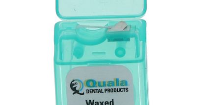 Quala - Dental Floss Nylon Floss, Waxed Mint, 12 yds, 72/pk